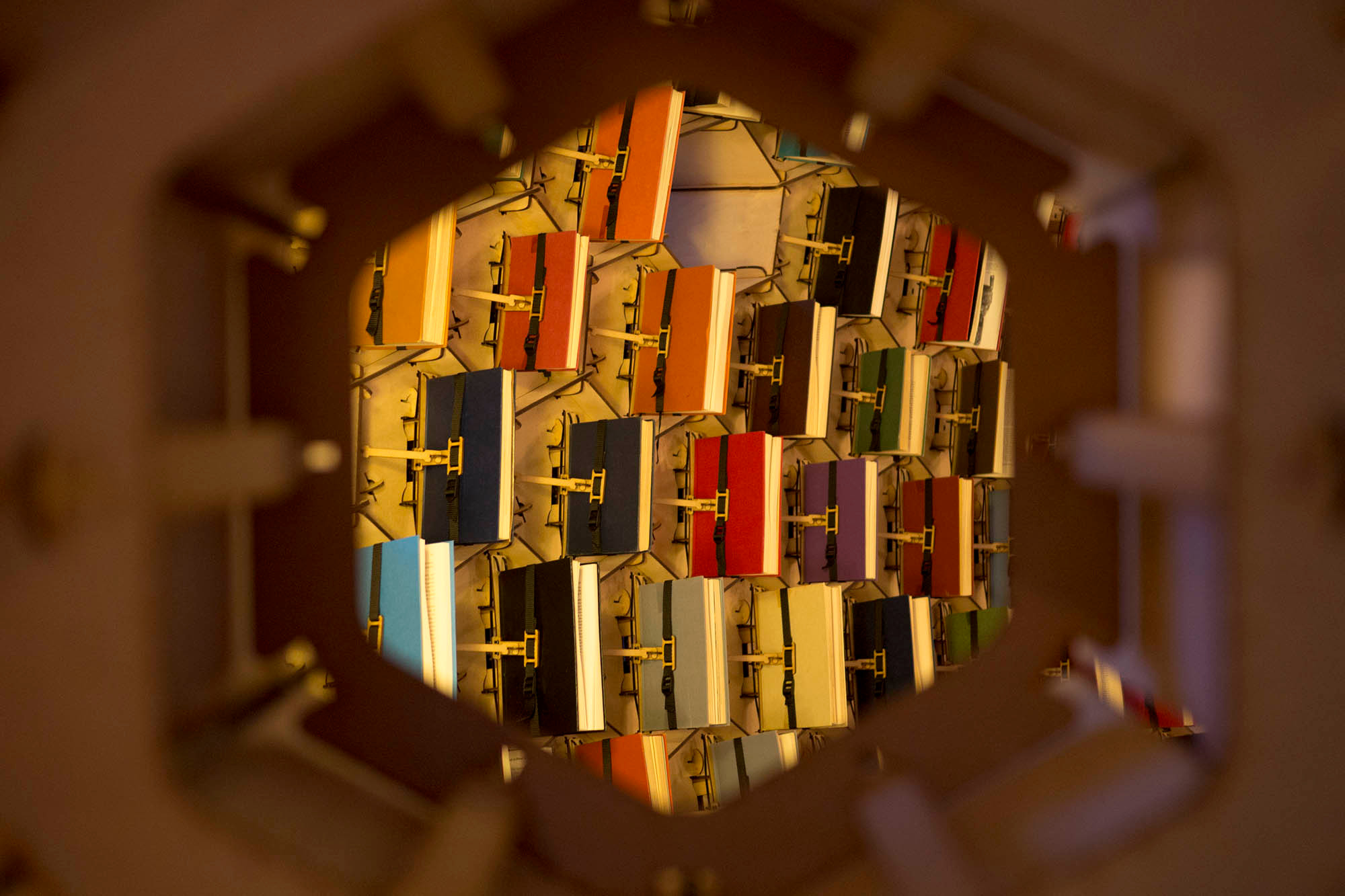 Book hive celebrates 400 years of Bristol Libary with a robotic book art installation