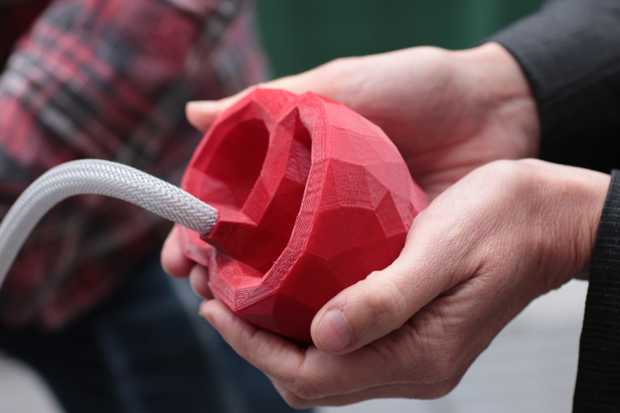 Heart in your hands is a lovely art and design project that lets you feel someone elses heart beat in real time